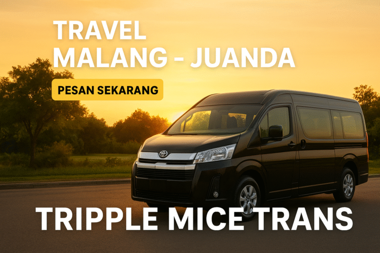 travel malang juanda bersama tripple mice trans